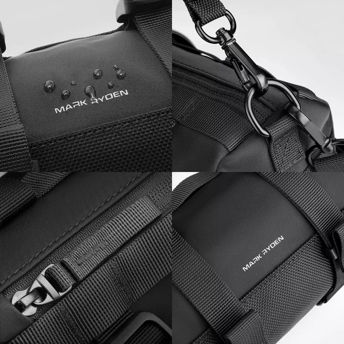 Mark Ryden Tas Selempang Pria Crossbody Sling Bag MR228-BLACK