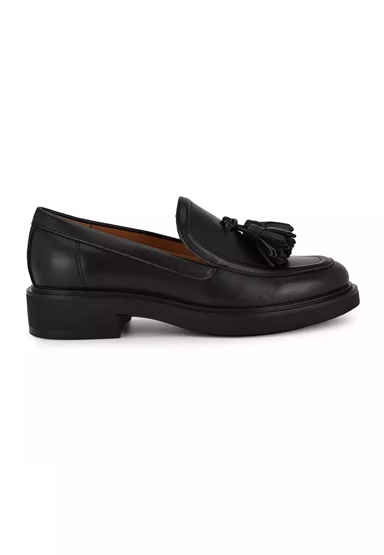 Discount on Nine West  shoes - SKU: Roker3 Moc Toe Tassel Loafer Black