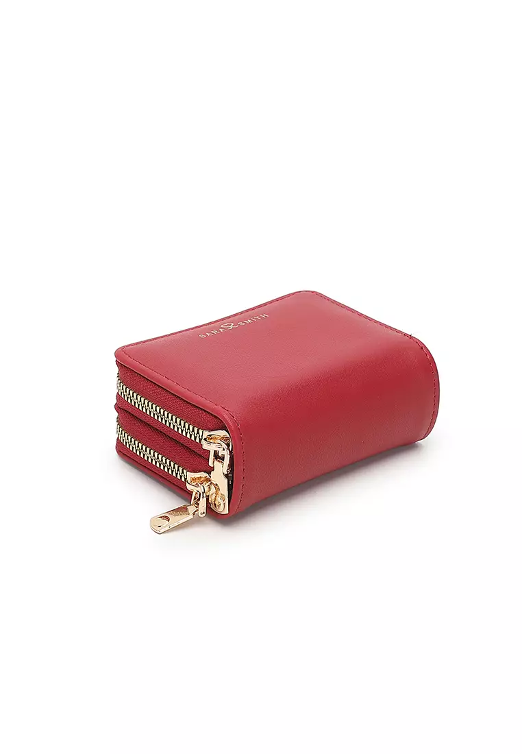 Women's Short Wallet / Purse - Red