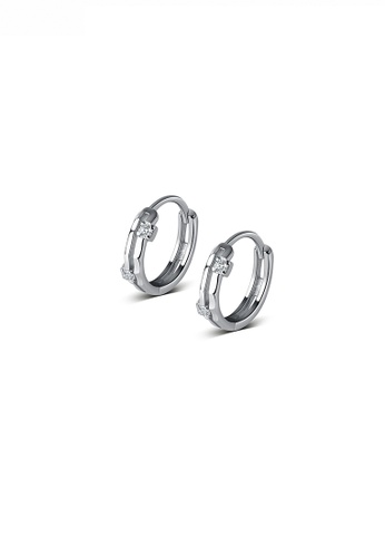 HAPPY FRIDAYS silver 925 Silver Stylish Hoop Earrings JW AR-01157 3673AAC7561FB1GS_1