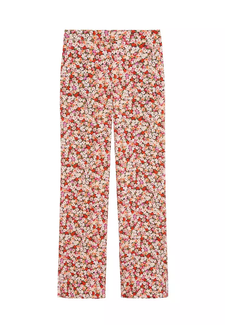 Buy Mango Flower Print Trousers 2025 Online ZALORA Philippines
