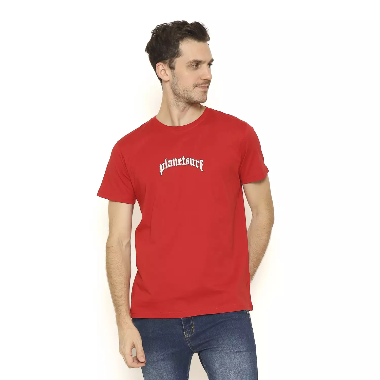 Planet Surf Clothing Kaos Lengan Pendek Pria Riegel Men Tee Planet Surf