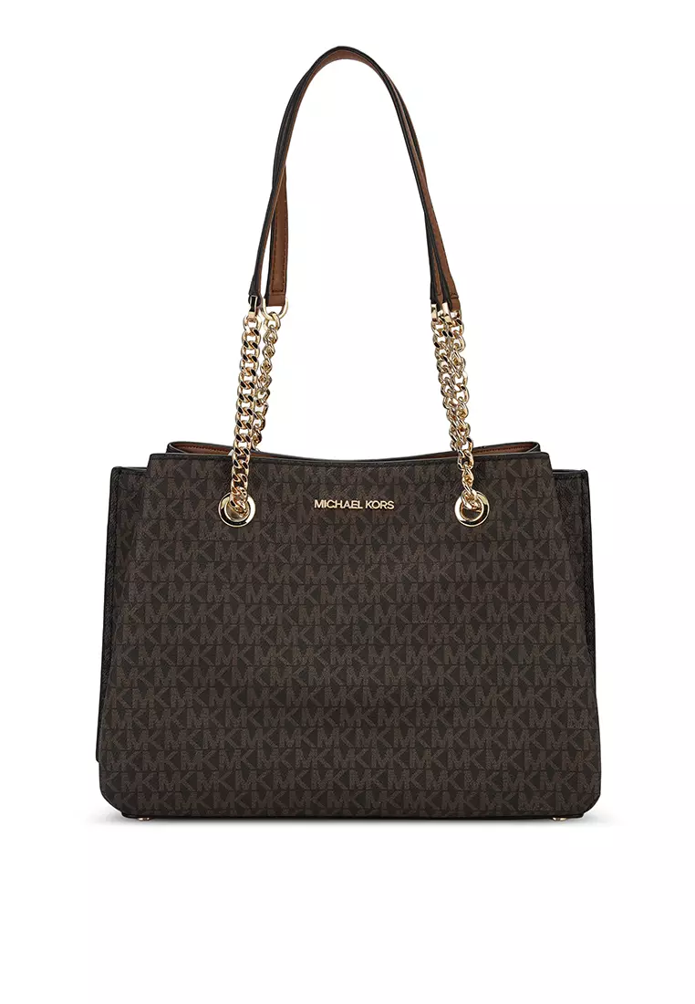 Michael kors large satchel bag online
