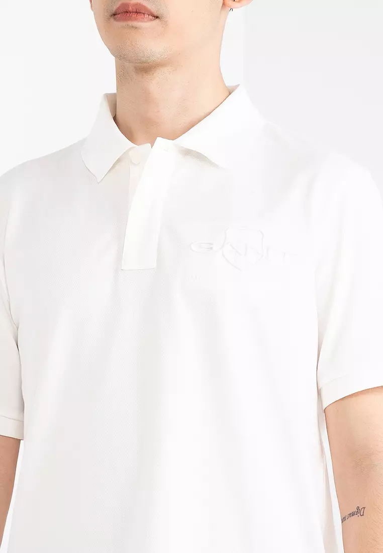 Tonal Shield Polo Shirt