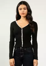 Buy ONLY Long Sleeve Button Cardigan 2026 Online | ZALORA