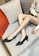 Twenty Eight Shoes black Soft Synthetic Leather Pointy Pumps 2048-9 DC1BASHC044A01GS_2