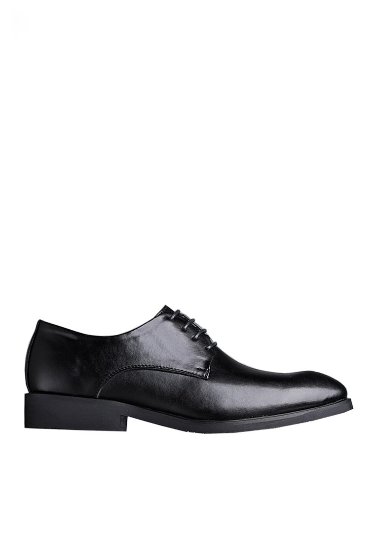 VANSA Simple Synthetic Leather Lace-up Debry Shoes VSM-F2095