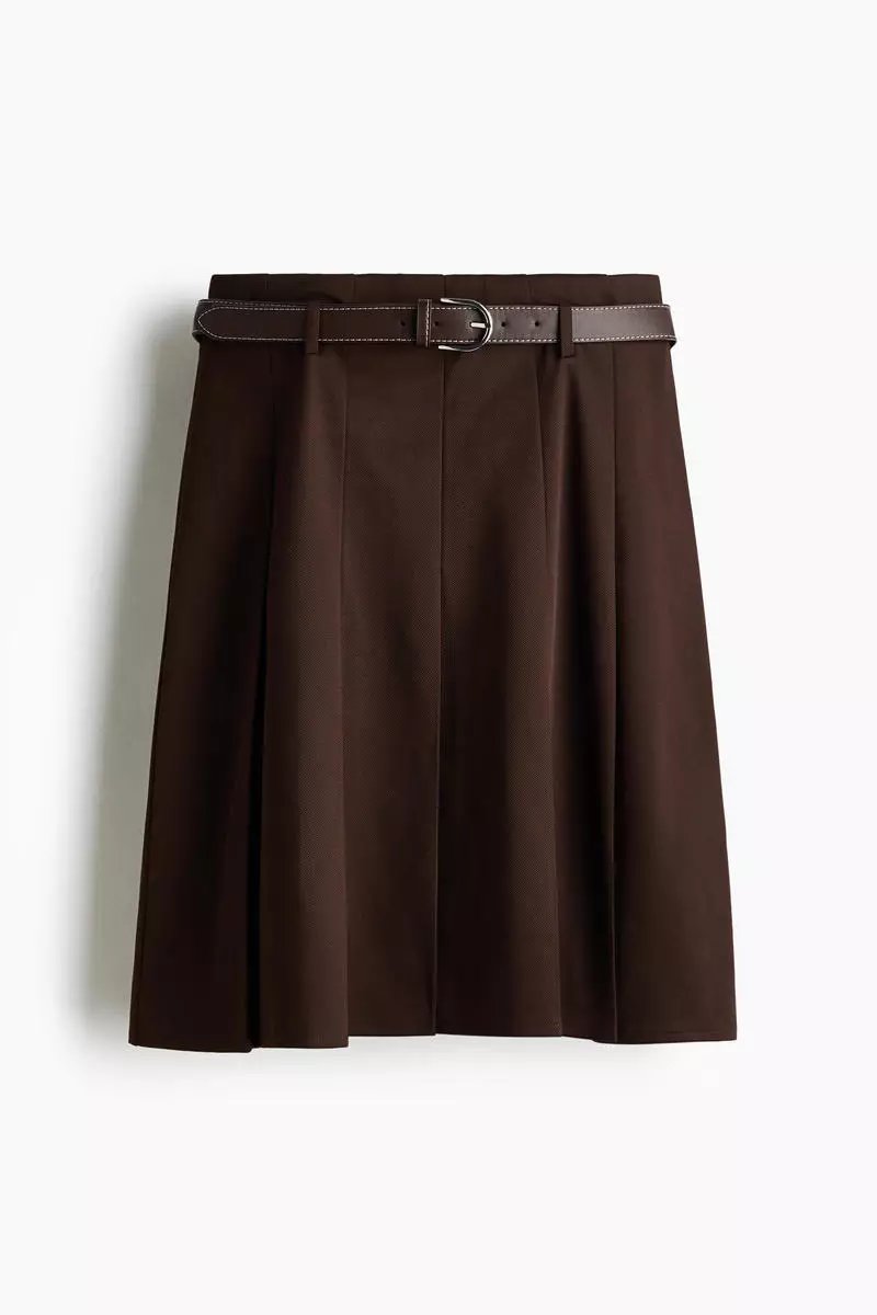 Belted skirt