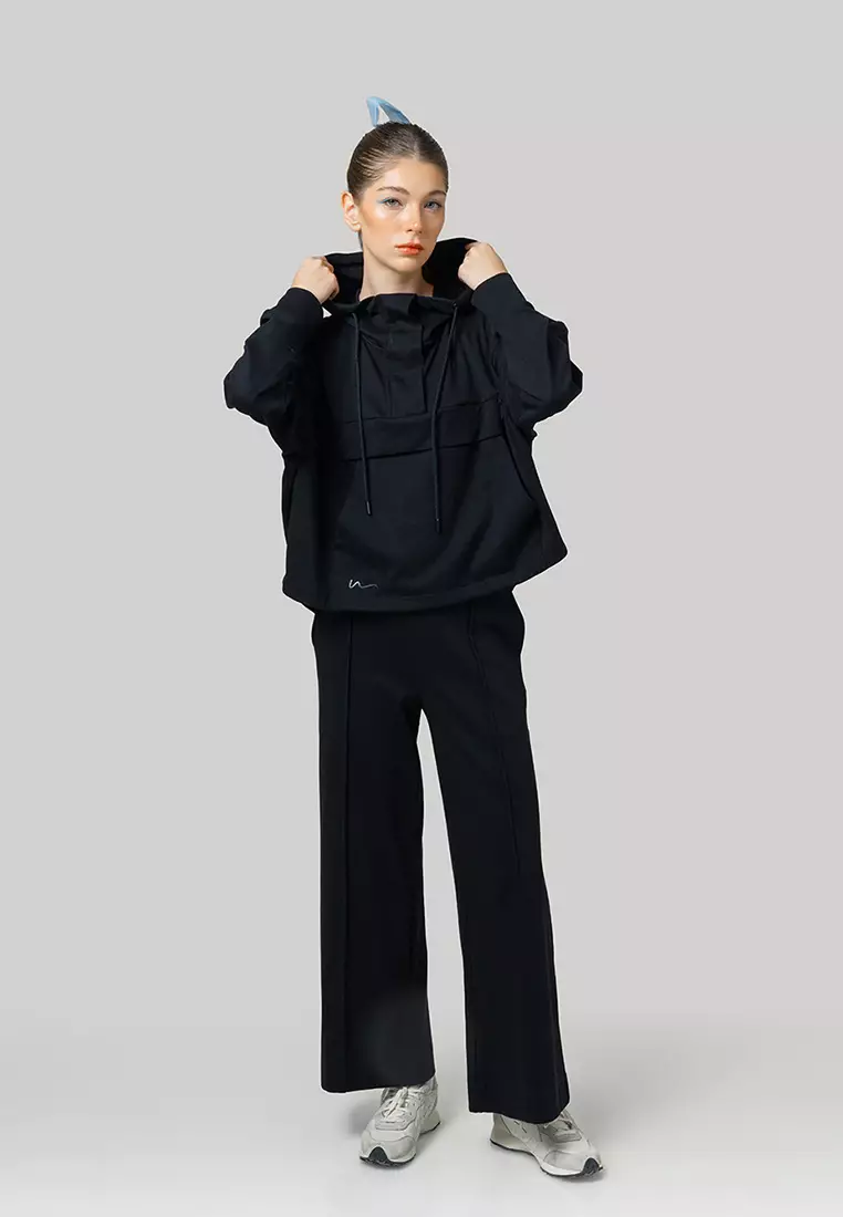 Kami Flow Hustla Oversized Hoodie Black