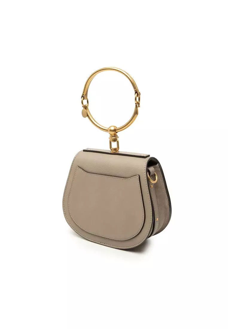 Pre-Loved Chloé Small Leather Nile Bracelet Satchel