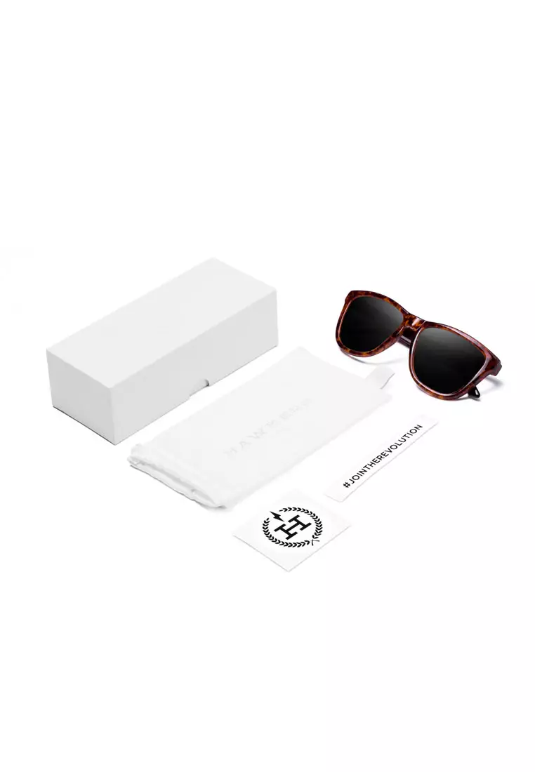 HAWKERS Dark One Sunglasses for Men and Women. UV400 Protection. Official Product Designed in Spain