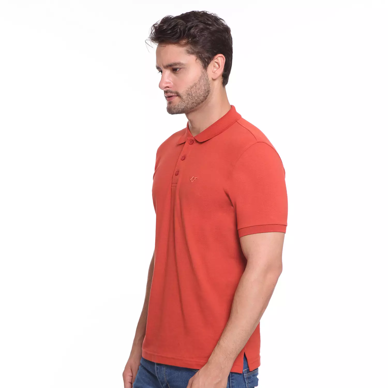 Country Fiesta Men's Polo Shirt PPLXS01988 Dark Tangerine