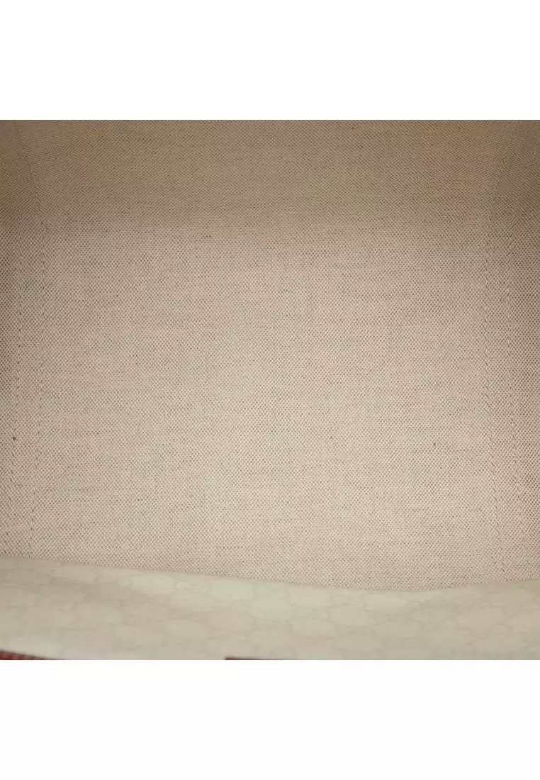 Pre-Loved Gucci Medium Gg Supreme Tattoo Heart Joy Tote