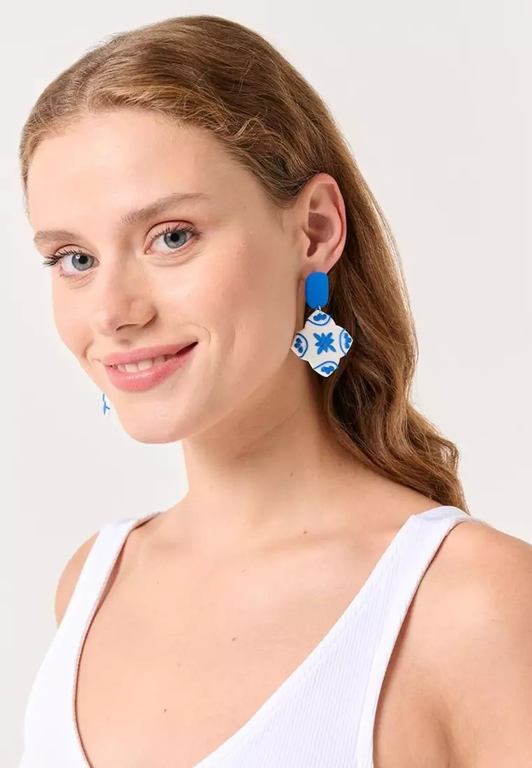 Dangling deals key earrings