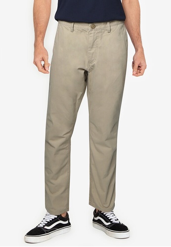 Old Navy beige Lived In Straight Chinos 2545CAA19AEA89GS_1