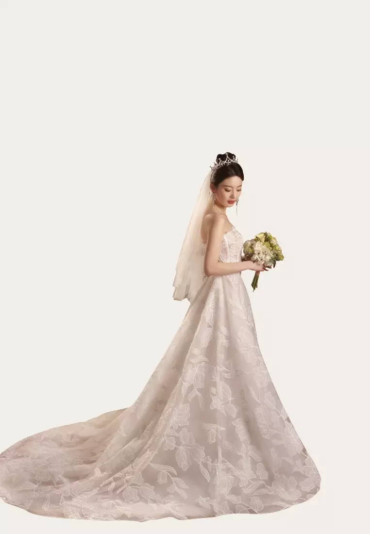 Zalora wedding gown top