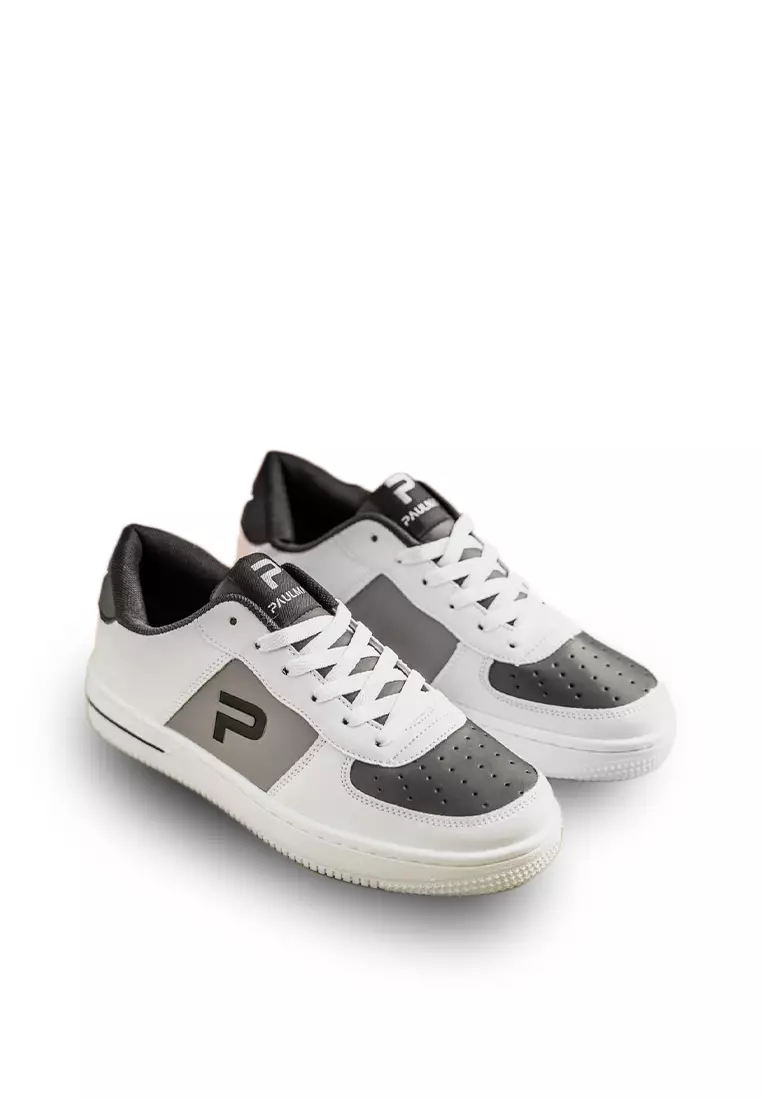 PAULMAY - Sepatu Sneakers Pria Denver - White Grey