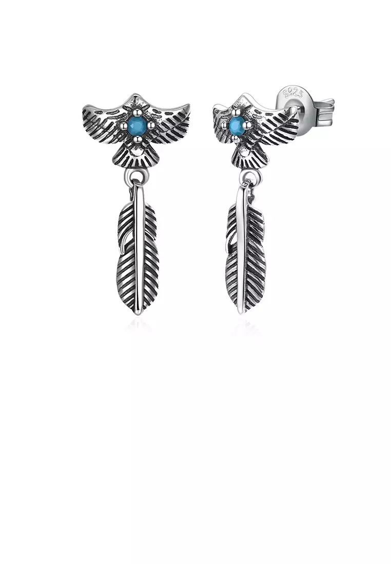 Buy feather earrings online shop