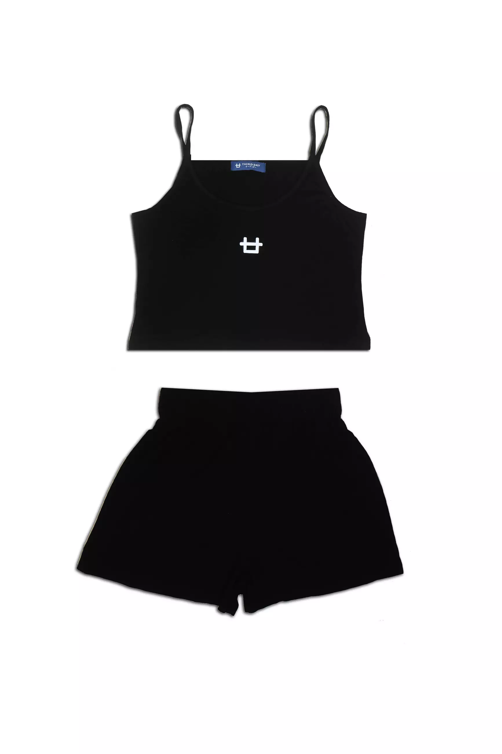 LTD22 CMS cami set logo hitam