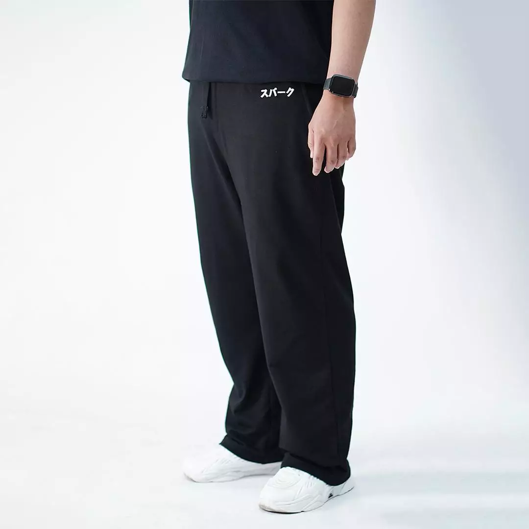 Ryusei Celana Baggy Pria Hayashi Kya Black