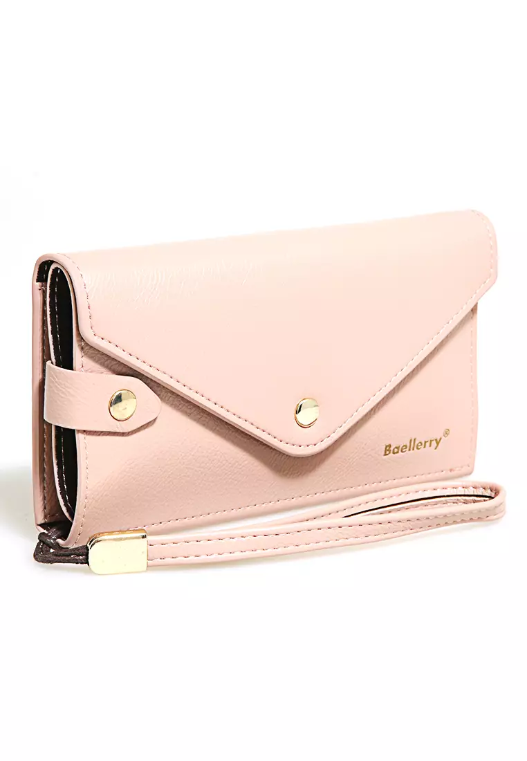 Clutch Wallet Dompet Wanita Model Panjang Handphone Slot Material Leather ORIGINAL