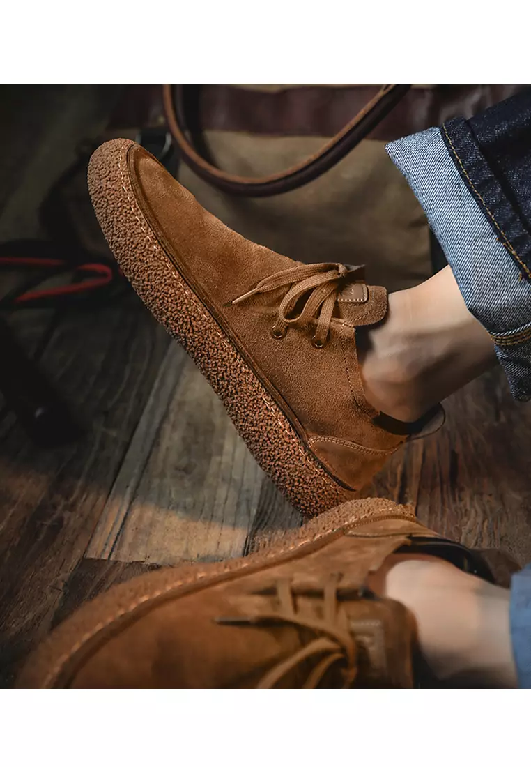 Grind Arenaceous Cowhide Lace Up Shoes YY-FDL8111