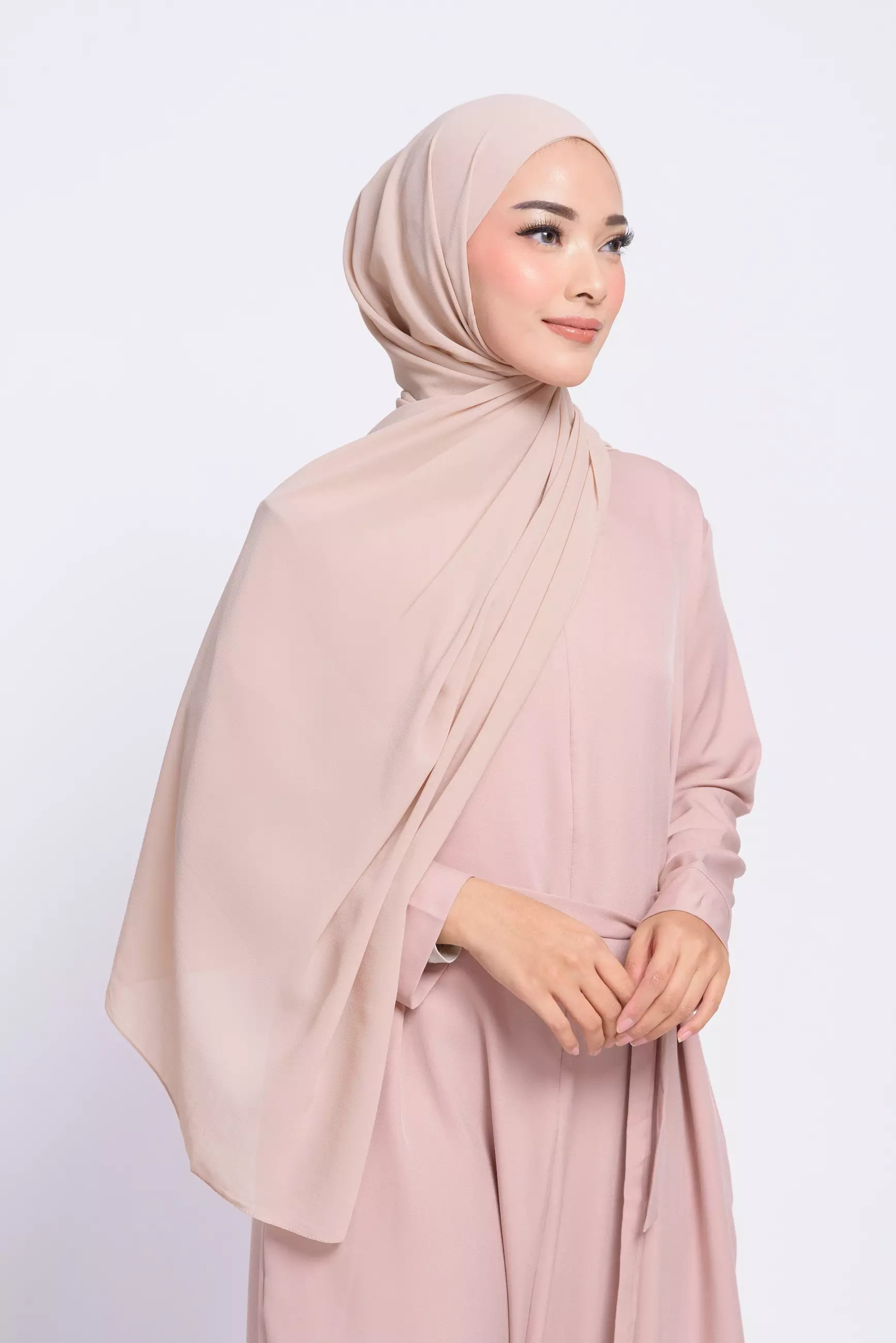 ZM Zaskia Mecca - Klavi Khaky Pashmina