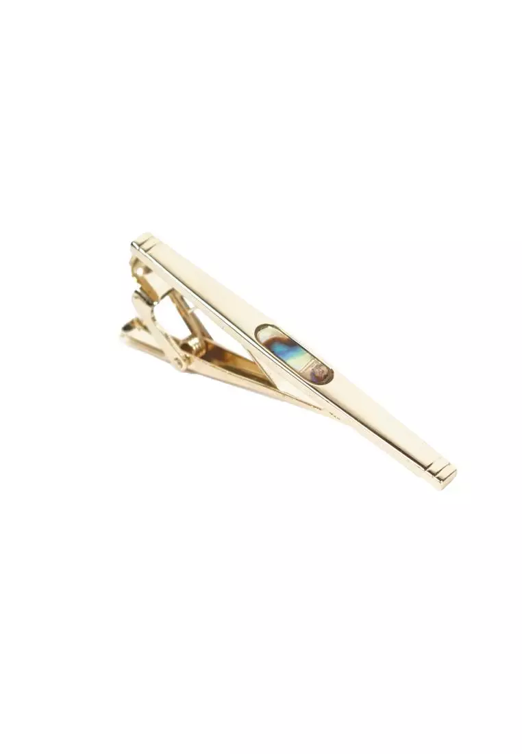Houseofcuff Pin Tie Jepit Dasi Slim Gold A03