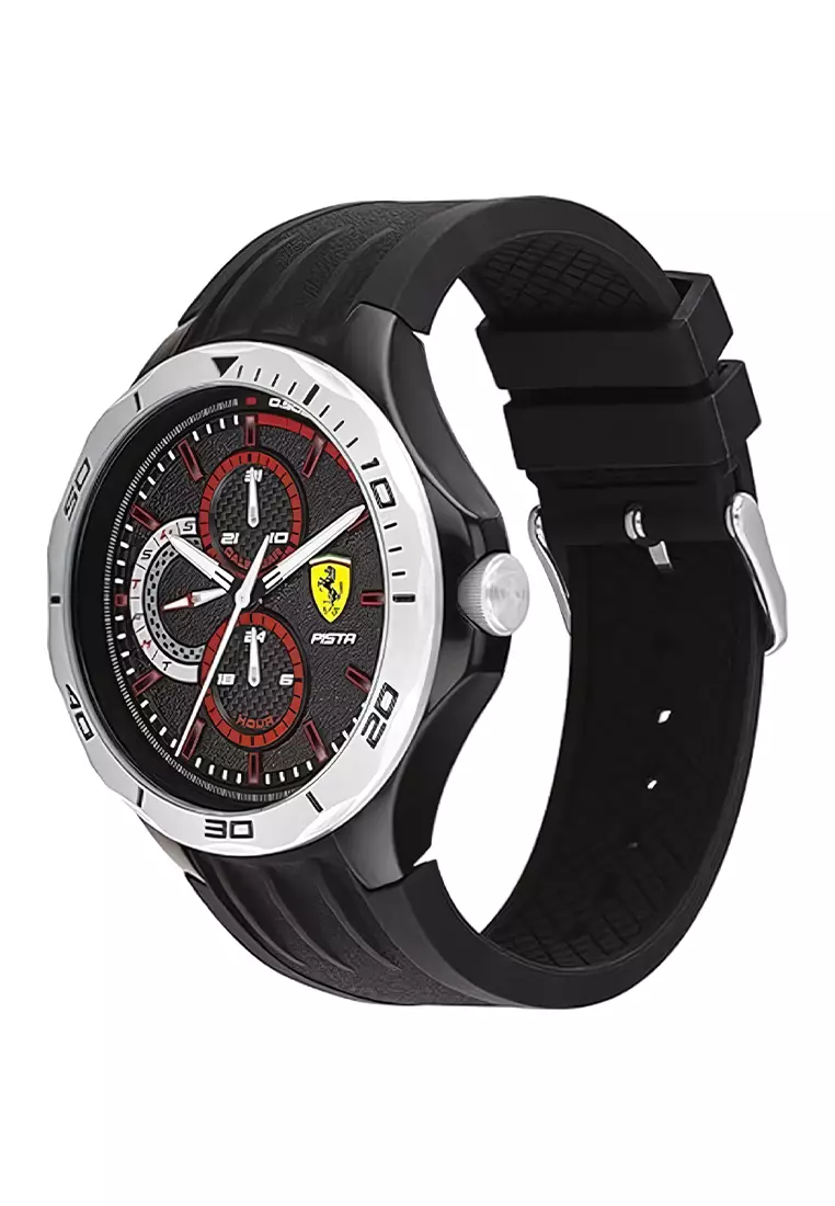 Jam Tangan Pria Ferrari Scuderia Pista 0830722 - Rubber Strap