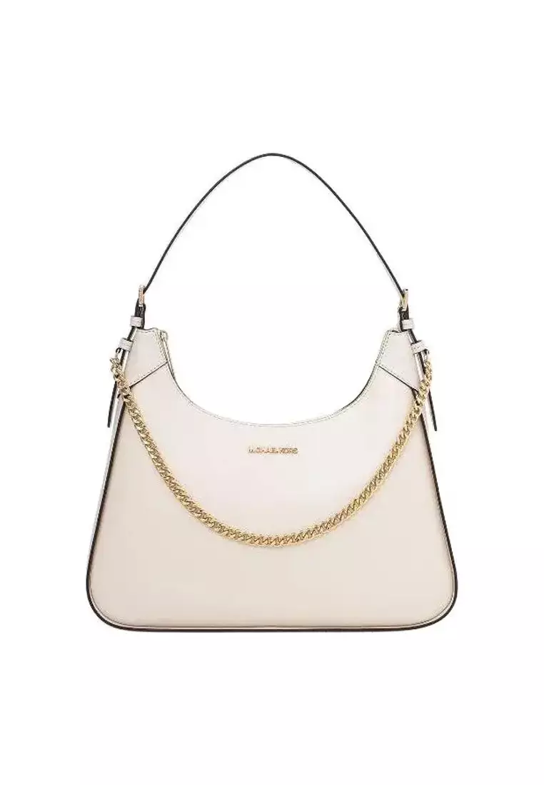 Cream colored michael kors purse top