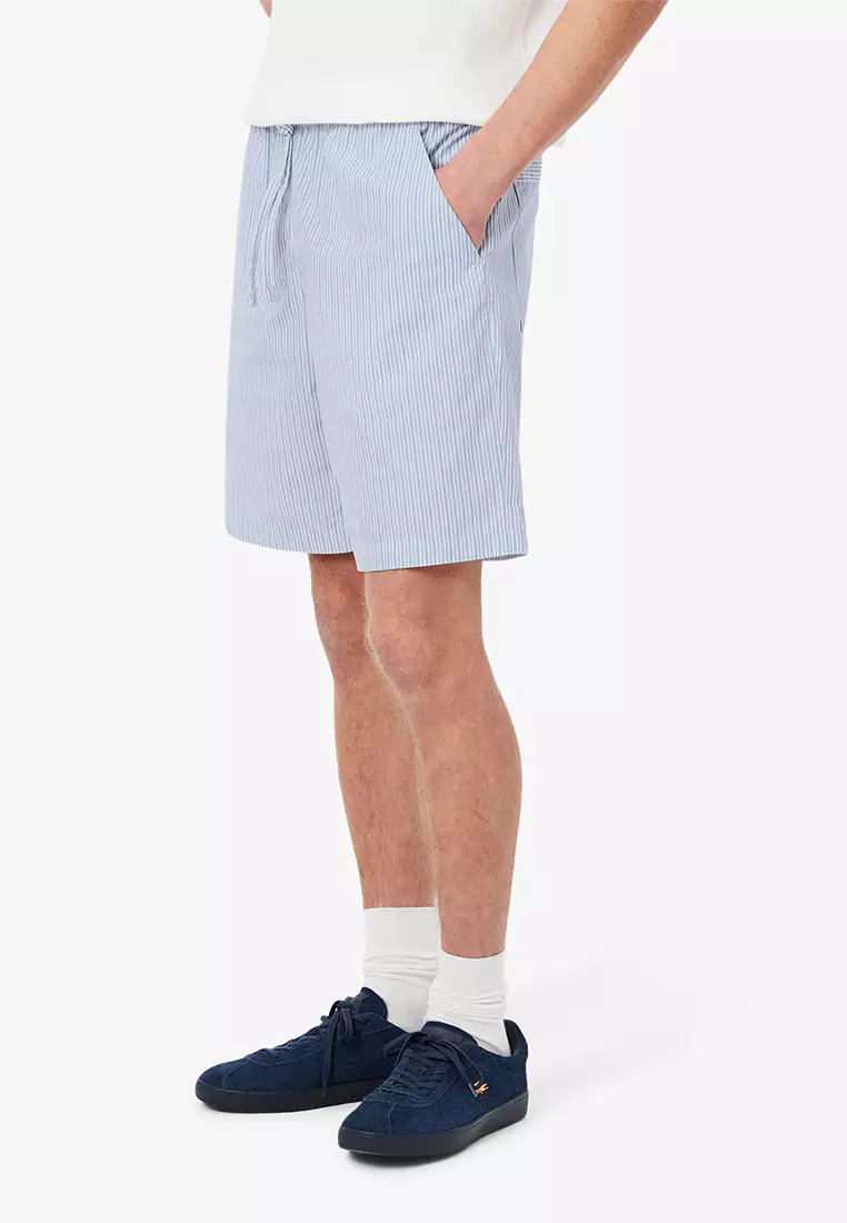 Relaxed Fit Striped Shorts