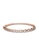 Her Jewellery pink and gold Braided Bangle (Rose Gold) - Made with premium grade crystals from Austria HE210AC65XTMSG_1