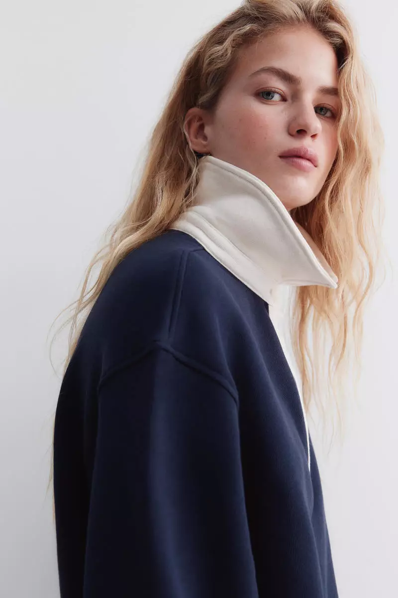 Oversized rugby shirt