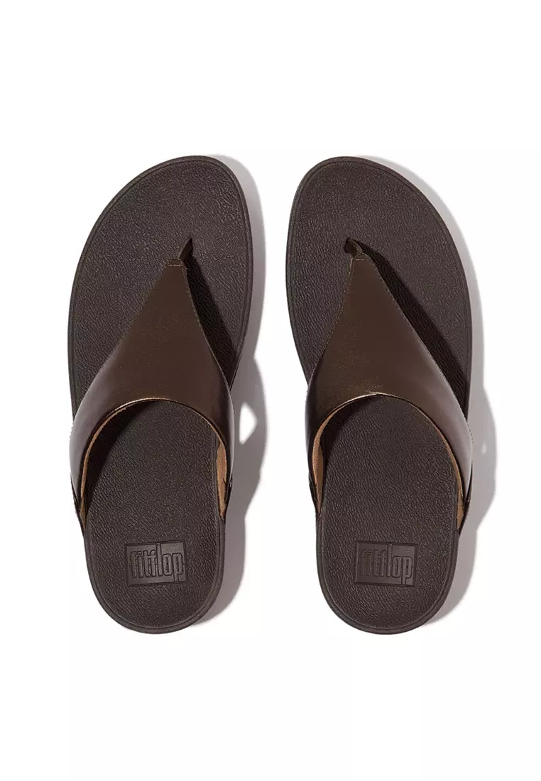 Lulu Leather Toe-post Sandals