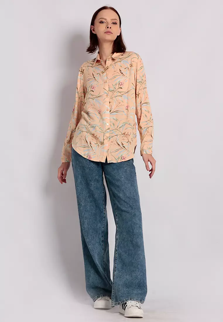 Blouse Motif Bunga C556J12