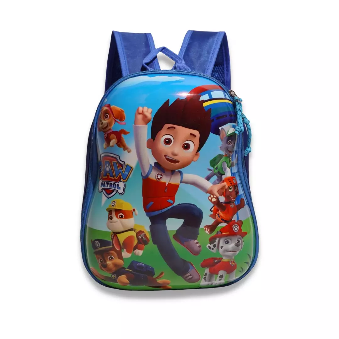 TAS RANSEL ANAK BACKPACK ANAK 3D Hard Shell - PAW PATROL BIRU