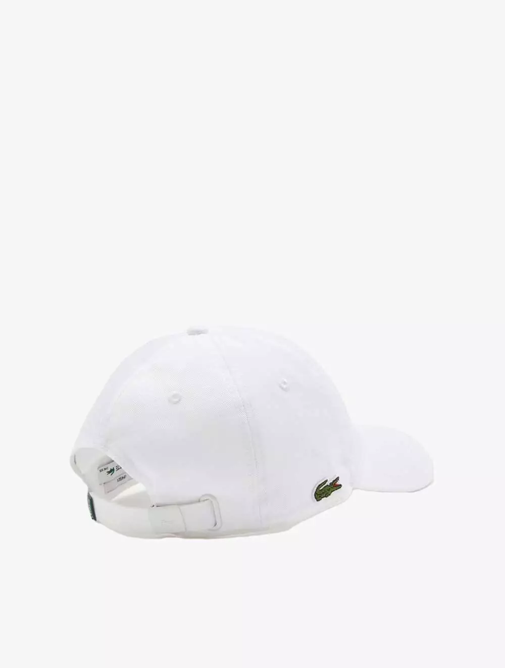 Unisex Lacoste Organic Cotton Twill Cap - White
