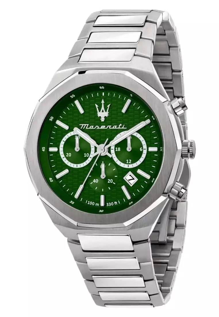 メンディ　905555 Buy Maserati Maserati Stile Green Dial Silver Stainless Steel