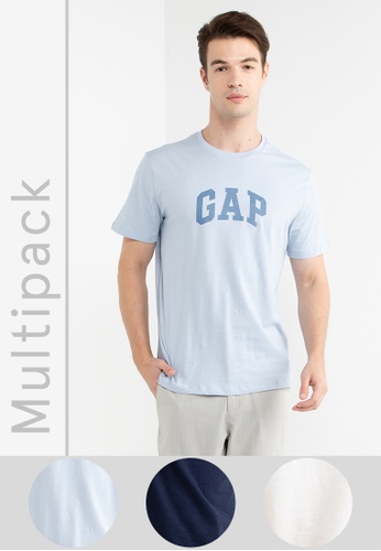 GAP blue Logo T-Shirt (3-Pack) 6DF8FAAED01399GS_1