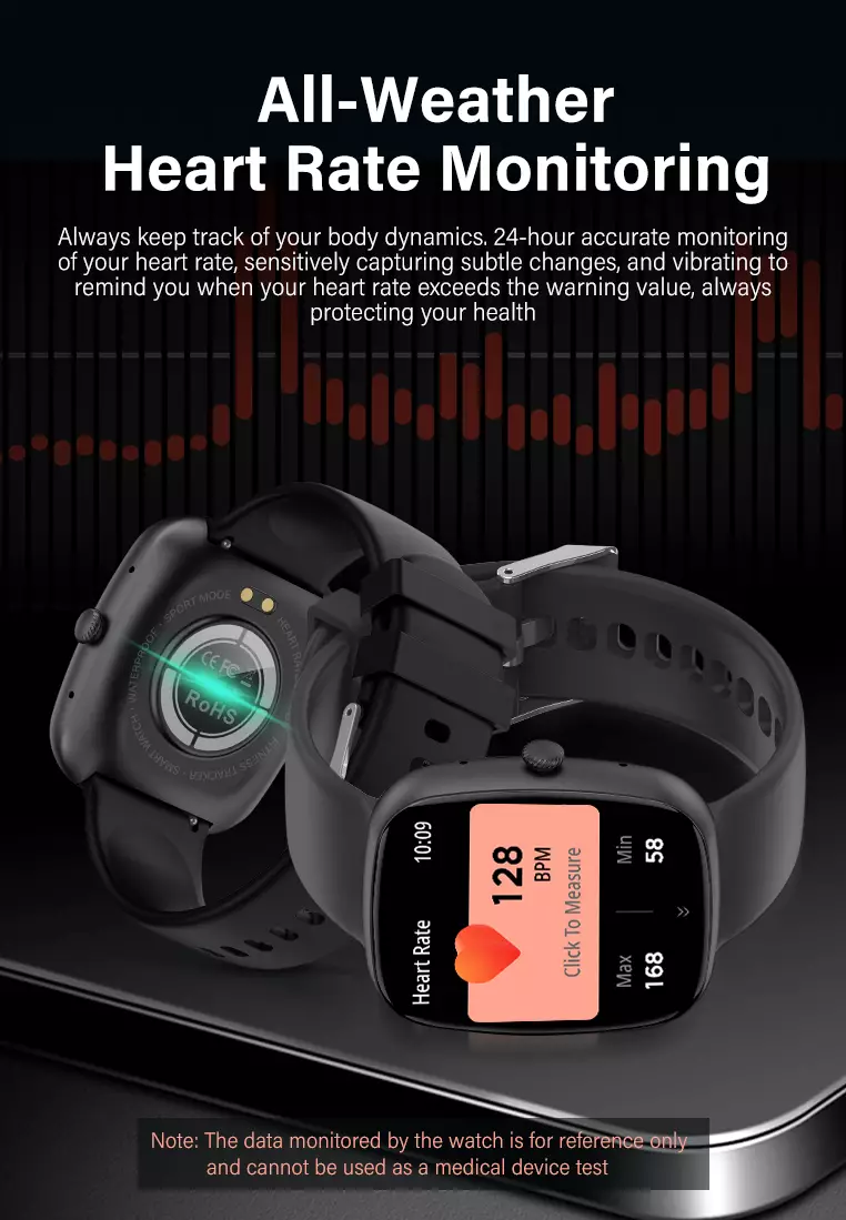 Smart Watch Z139 Bluetooth Call mode multi-olahraga AI Voice Assistant Anti Air Black