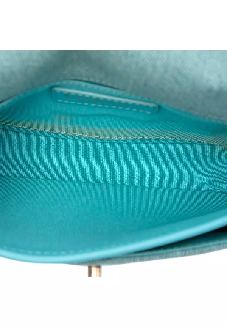 Pre-Loved Chanel Mini Cc Quilted Denim Messenger Flap