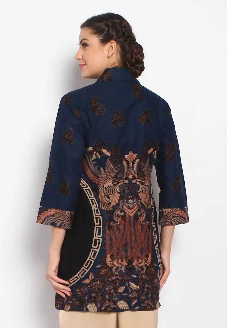 Tunik Batik Blue Mega