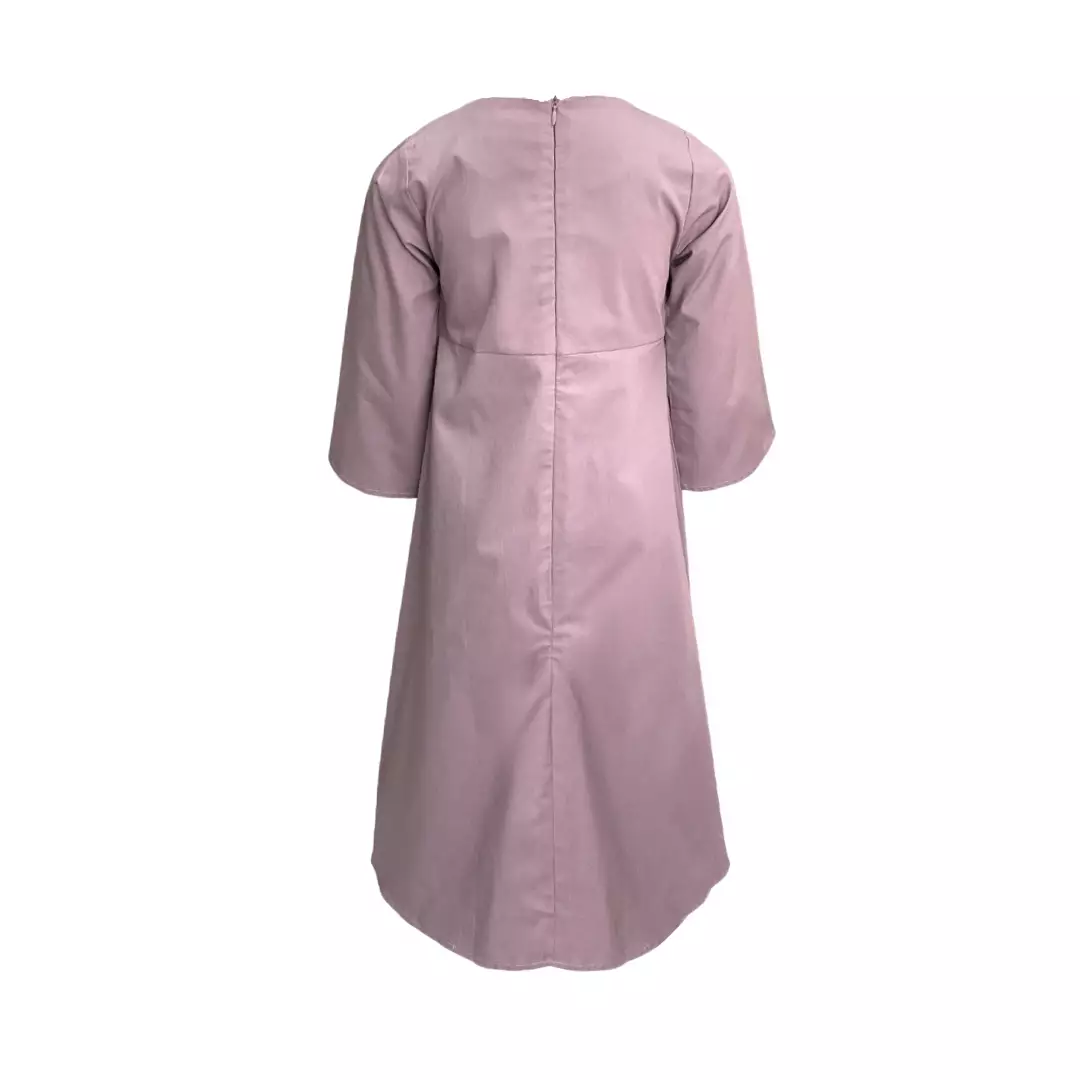 Pingu Gamis Anak Perempuan Printing Polos Ungu 94301530