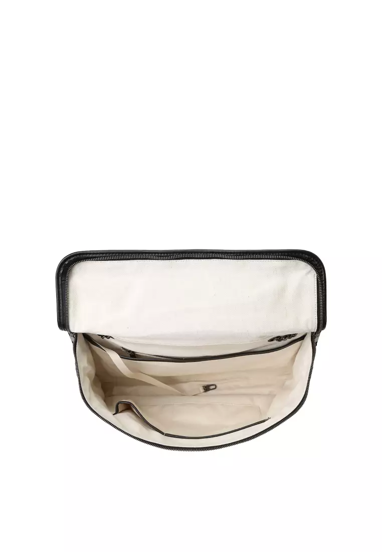 CUBE-II Large Chain Crossbody Bag - Black