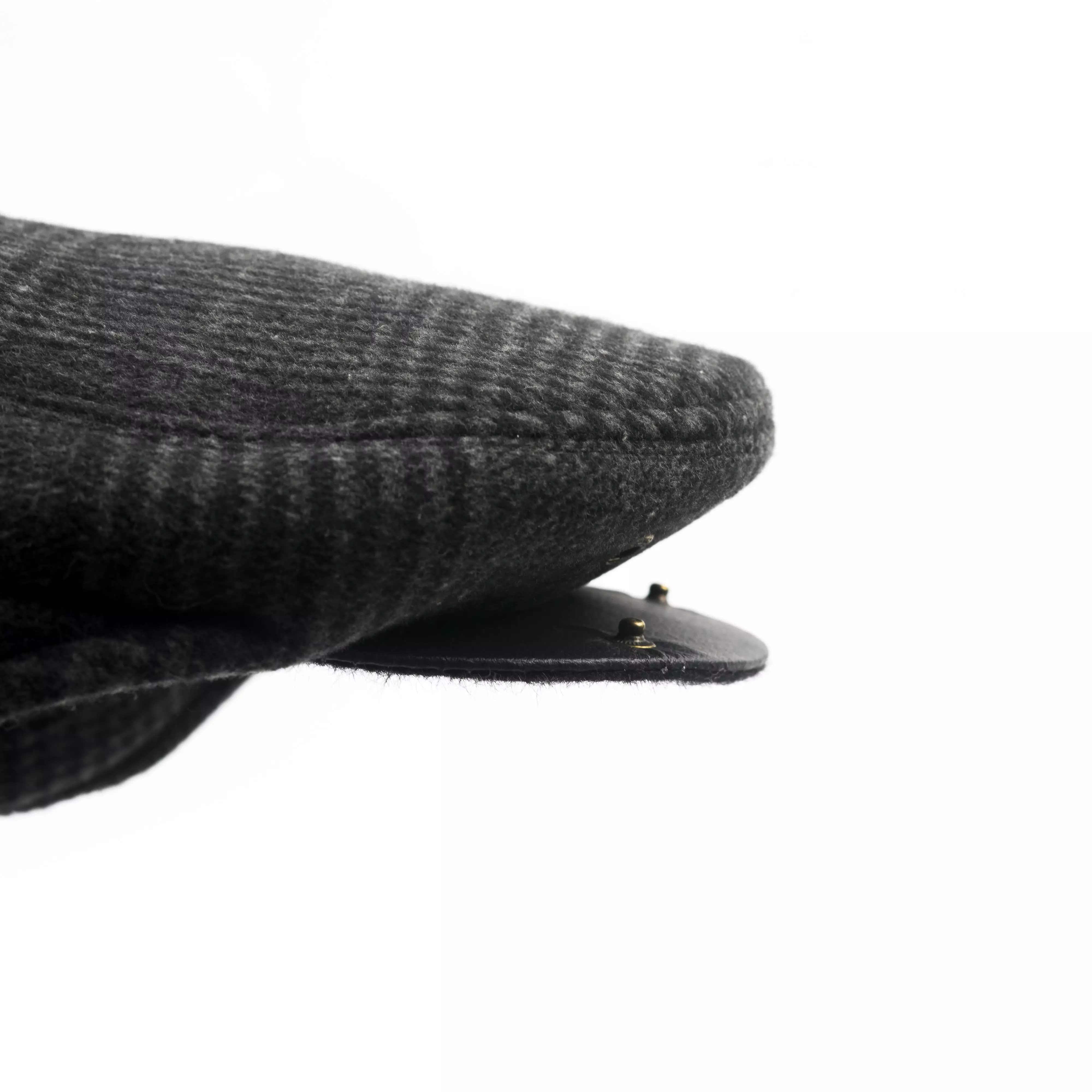 Houseofcuff Topi Painter Baret Hat Flatcap Button Line Black