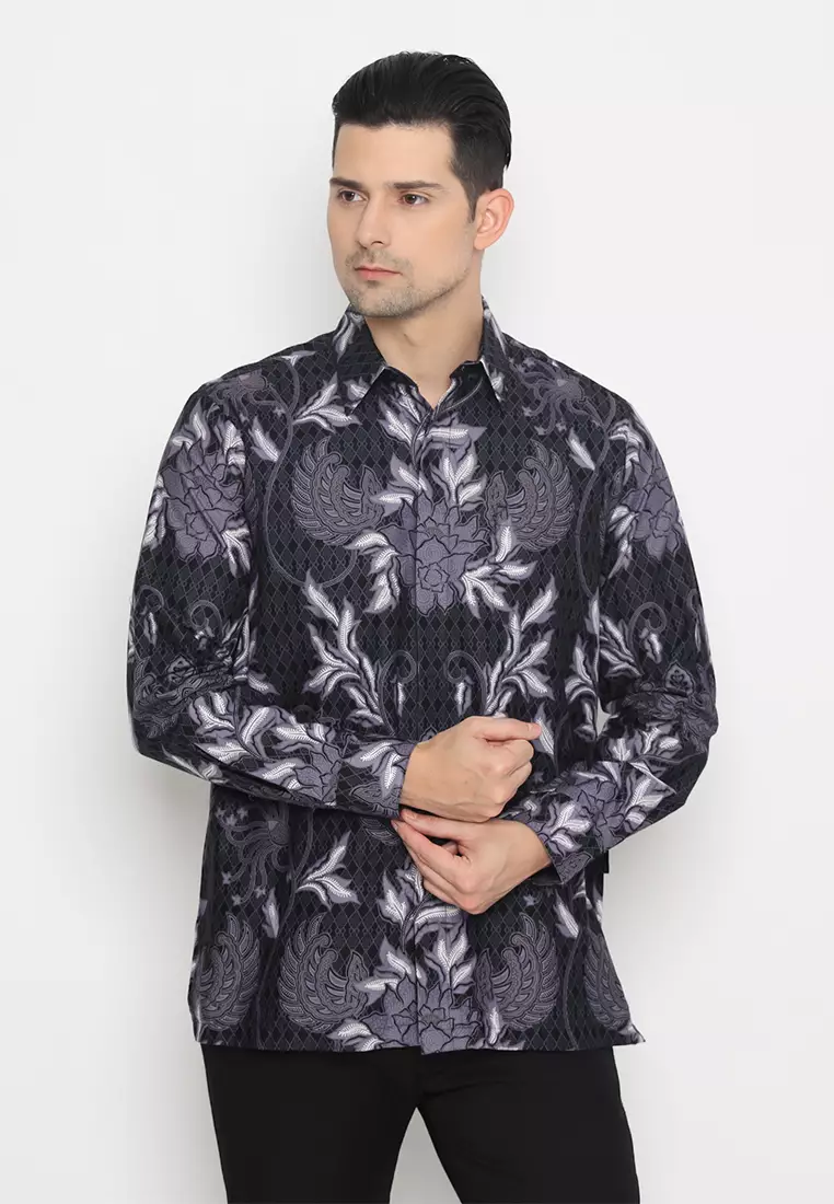 Hadinata Batik Pria Kemeja Panjang Furing Yudith Yozita