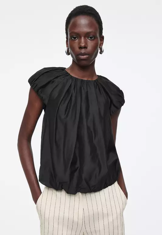 Voluminous Parachute Blouse