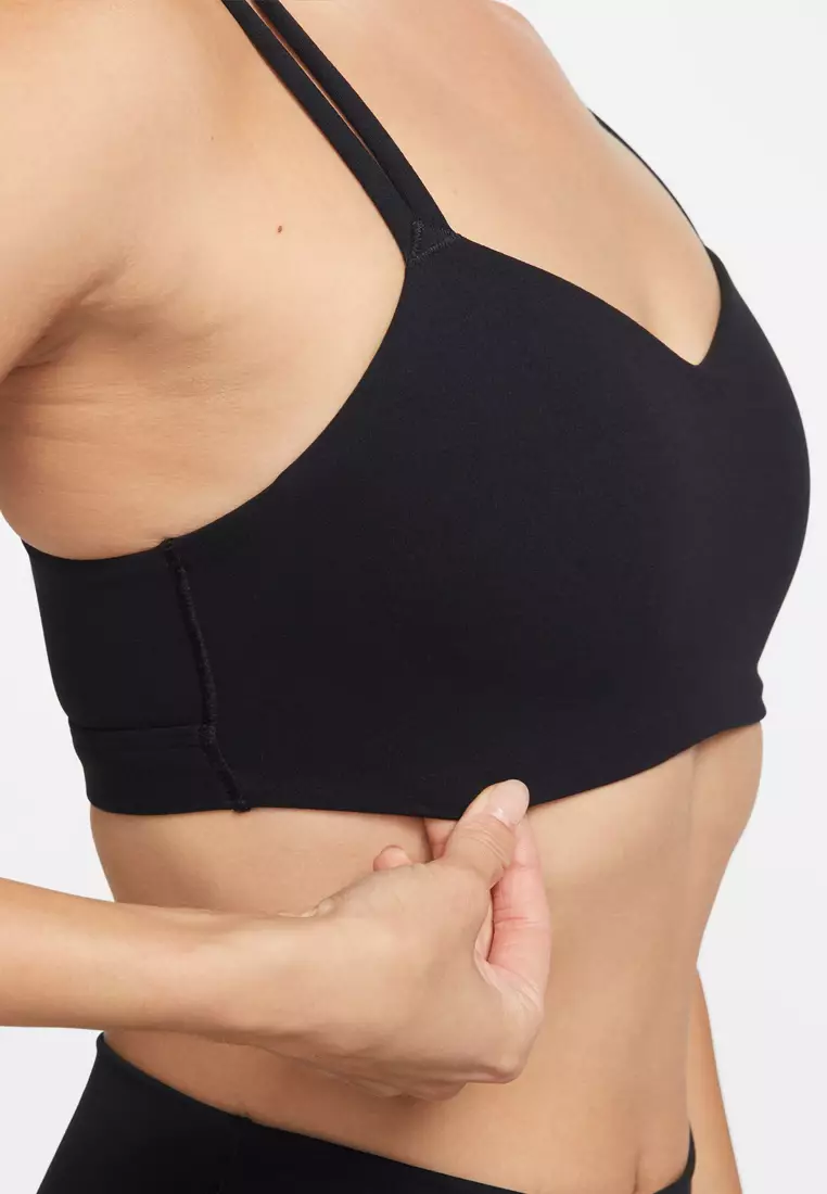 Zenvy Strappy Women's Light-Support Padded Sports Bra