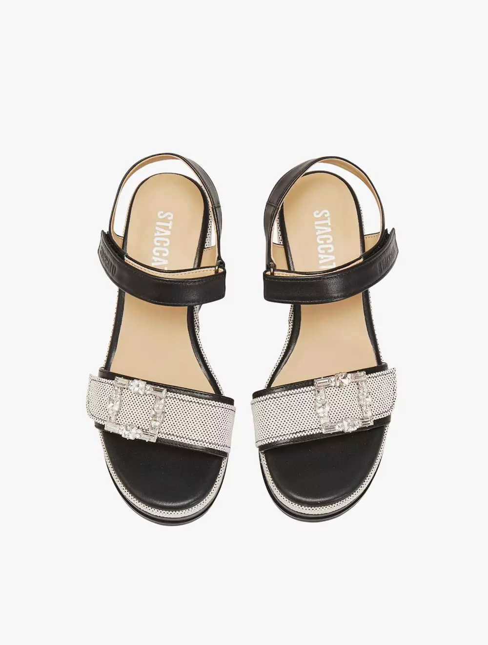 Staccato 90153-005 Women's Wedges - Black