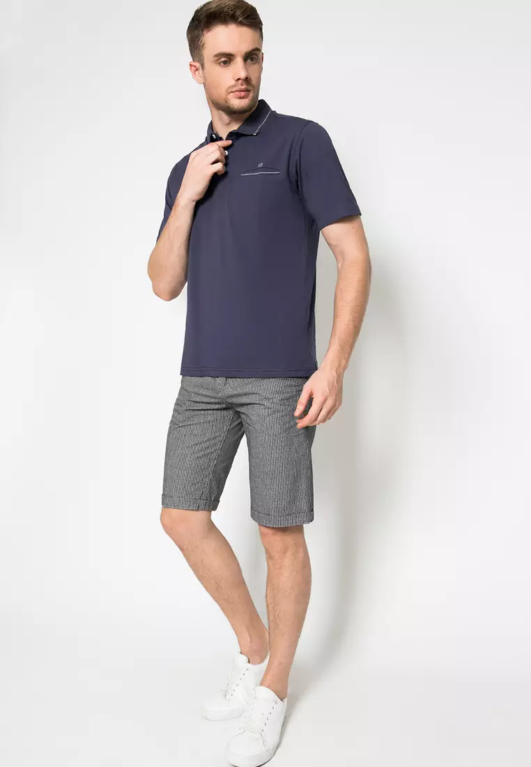 LGS - Kaos Polo Casual - Navy - Regular Fit - CTS.225.M2834.02.C